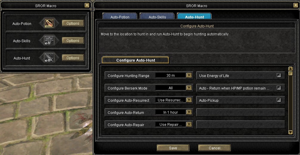 In-Game Macro System Interface