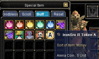 Arena coin exchange to Iron Token Silkroad